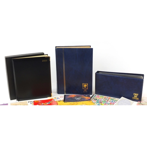 2719 - British and world stamps including Royal Mint presentation packs arranged in an album