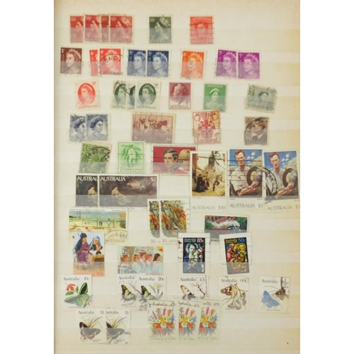 2719 - British and world stamps including Royal Mint presentation packs arranged in an album