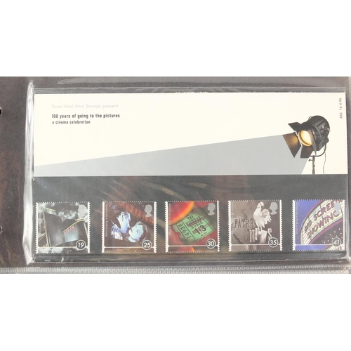 2719 - British and world stamps including Royal Mint presentation packs arranged in an album