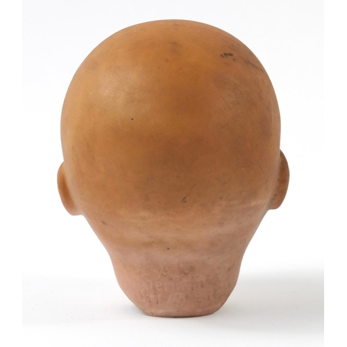 2759 - Armand Marseille bisque doll head, numbered 341