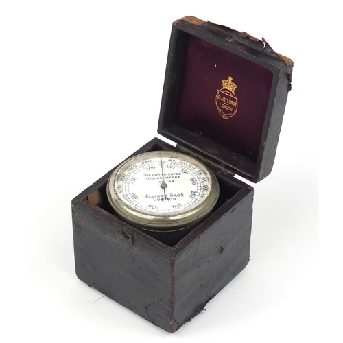 2798 - Elliott Bros of London speed indicator with case