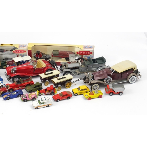 2587 - Vintage and later mostly die cast vehicles, including Days Gone, Franklin Mint, Matchbox and Corgi