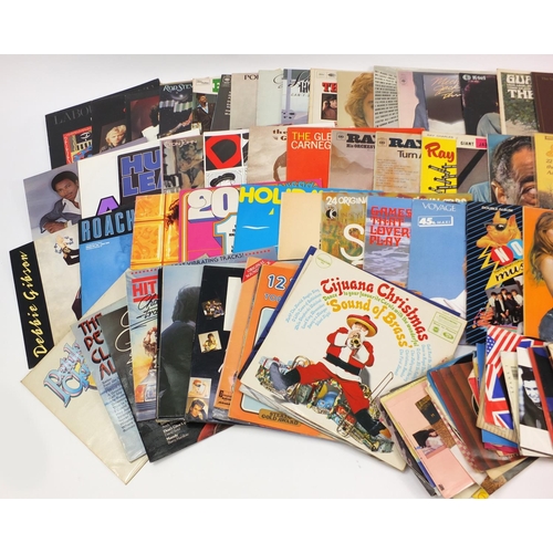 2506 - Vinyl LP's and 45 rpm records including Pinky and Perky, Michael Jackson, Barry Manilow, UB40, Queen... 