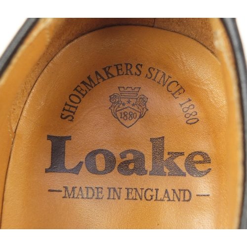 2637 - Pair of Loake leather shoes, size 10½