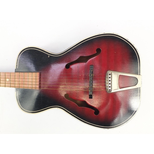 2229 - Wonder six string acoustic guitar with case