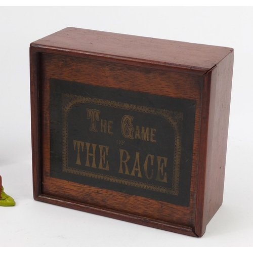 2559 - The Game of The Race steeple chase board game