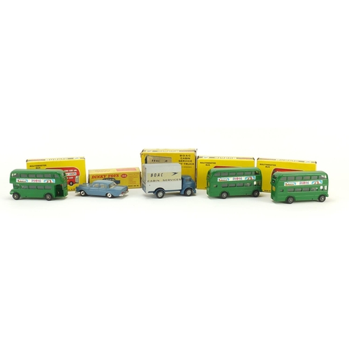 1269 - Vintage die cast vehicles with boxes including Budgie BOAC cabin service lift truck 302, three Budgi... 