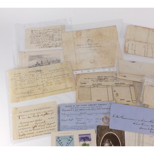 2692 - 18th century and later postal history and handwritten documents