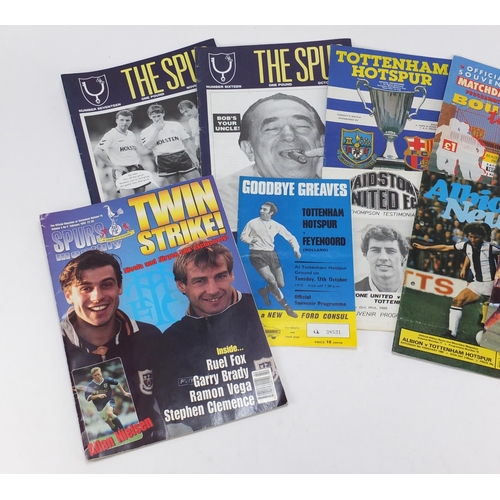 2691 - Group of 1970's and 80's Tottenham Hotspur football programmes