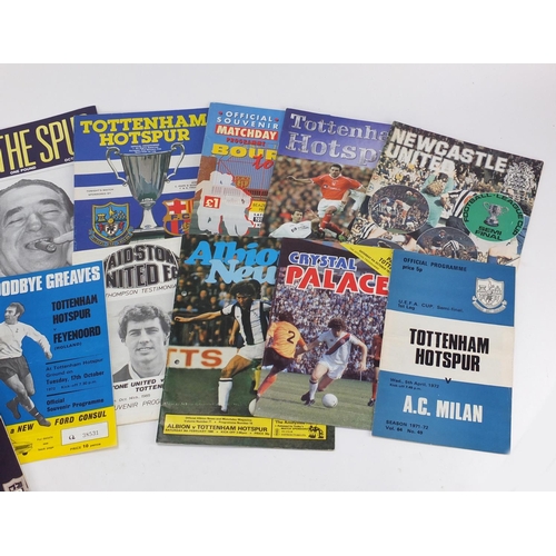 2691 - Group of 1970's and 80's Tottenham Hotspur football programmes