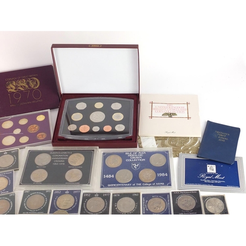 2849 - British coinage including proof year sets and commemorative crowns