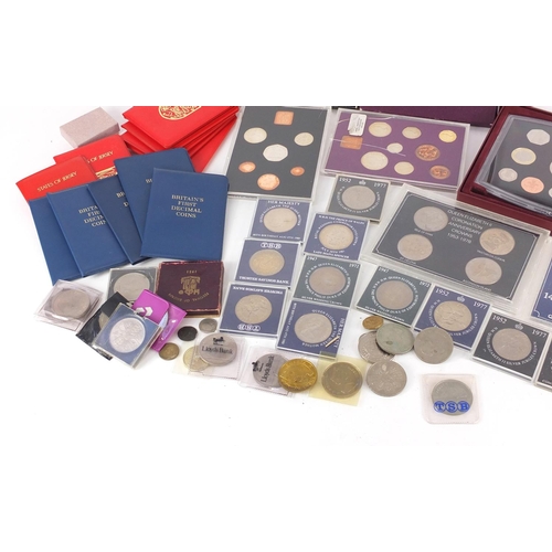 2849 - British coinage including proof year sets and commemorative crowns