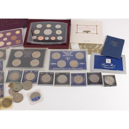 2849 - British coinage including proof year sets and commemorative crowns