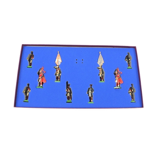 3018 - Britains The Black Watch Colour Party and Escort set, boxed numbered 1888