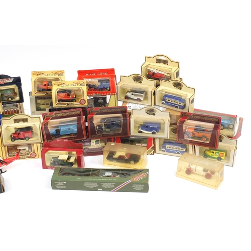 2364 - Mostly boxed collectors die cast vehicles including Days Gone by Lledo, Vanguards and Models of Yest... 