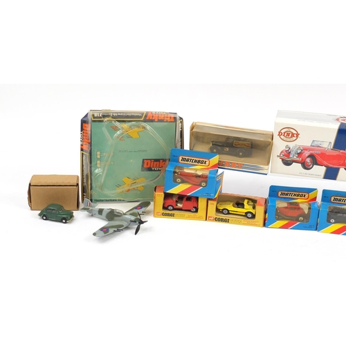 2360 - Vintage and later die cast vehicles including two Dinky aeroplanes numbers 718 and 719, Corgi and Ma... 