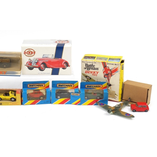 2360 - Vintage and later die cast vehicles including two Dinky aeroplanes numbers 718 and 719, Corgi and Ma... 