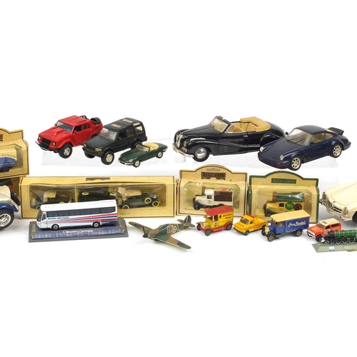 2446 - Mostly die cast collectors vehicles including Burago and Days Gone by Lledo