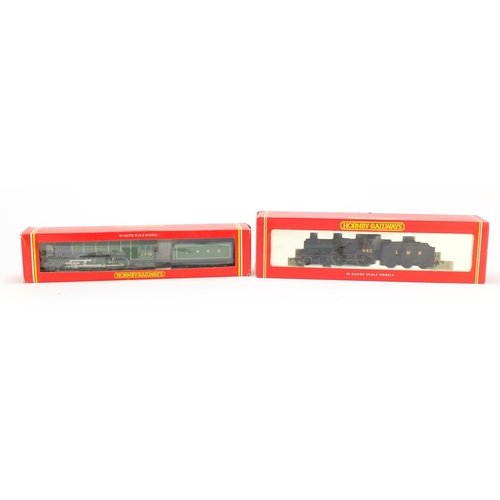 1268 - Two Hornby 00 gauge locomotives with boxes comprising Royal Lancer R042 and 645 R 2099B