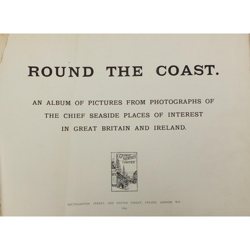 2710 - Round the Coast and Portfolio of Photographs, two hardback books