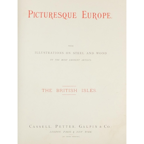 2679 - Two Picturesque Europe hardback books, published by Cassell, Petter, Galpin & Co