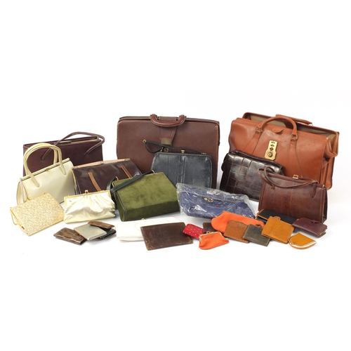 2483 - Mostly vintage ladies handbags, clutch bags and briefcases