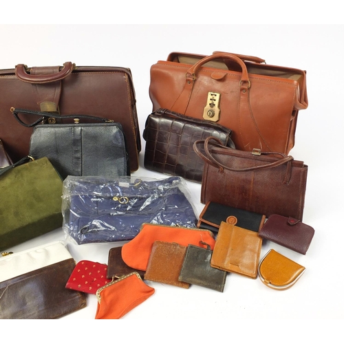 2483 - Mostly vintage ladies handbags, clutch bags and briefcases