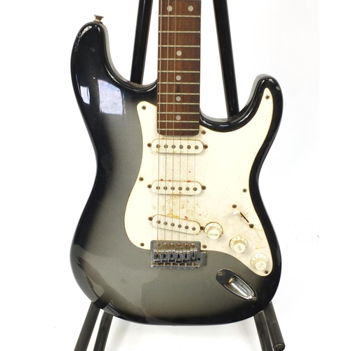 2230 - Aria Stg series six string electric guitar with case and accessories, serial number CH095497