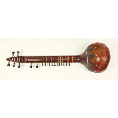 2222 - Indian sitar with case