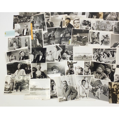 2673 - Collection of black and white film photographs, some with stamps to the reverse, the largest 25.5cm ... 