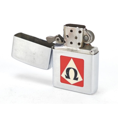 2932 - Omega Zippo lighter with box