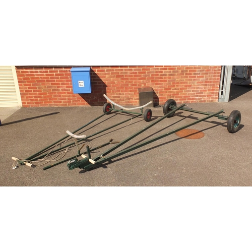 2139 - Two motor vehicle boat trailers, approximately 280cm in length