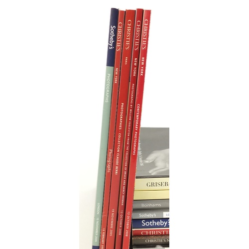 2724 - Fifteen photography reference books and auction catalogues including Christies and Bonhams