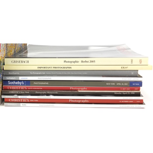 2724 - Fifteen photography reference books and auction catalogues including Christies and Bonhams