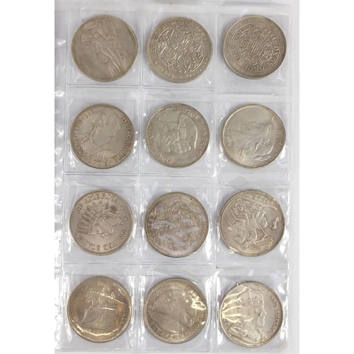 2794 - Album of World crown sized coins