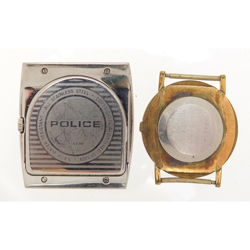 2989 - Two vintage wristwatches comprising Police and Rotary