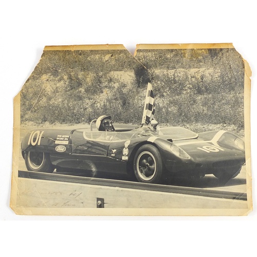 762 - Vintage Canadian motor car racing ephemera relating to Bob McLean who died in 1966 at Sebring racewa... 