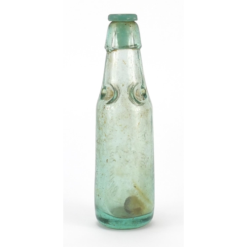 775 - 19th century Codd bottle advertising Milnes & Son, 20cm high