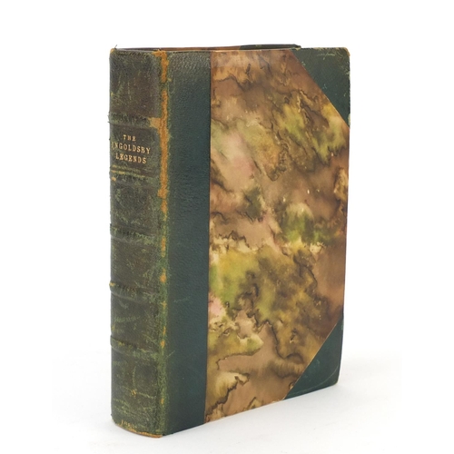 392 - The Ingoldsby Legends, leather bound hardback book by Thomas Ingoldsby, published London J M Dent & ... 