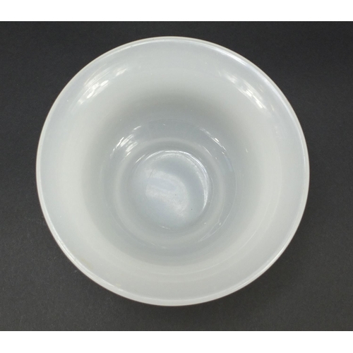 80 - Chinese Peking glass bowl, 13.5cm in diameter