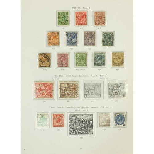 3871 - Album of Great Britain stamps with Queen Victoria line engraved examples including 1D black and 1840... 