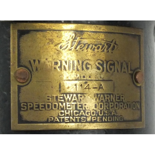 3246 - Vintage Stewart car warning signal, model 114-A, 25cm high