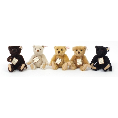 4113 - Steiff UK baby bear set 1989-1993 with certificate numbered 00235 (All proceeds from this sale will ... 