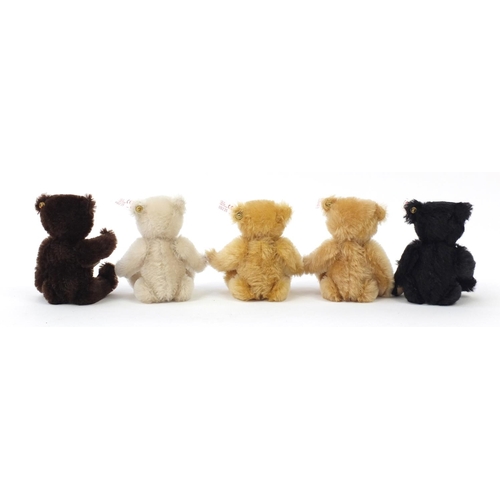 4113 - Steiff UK baby bear set 1989-1993 with certificate numbered 00235 (All proceeds from this sale will ... 