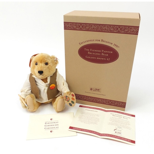 3309 - Steiff Flemish painter Brueghel Bear with box, made exclusively for Belguim, 42cm high (All proceeds... 