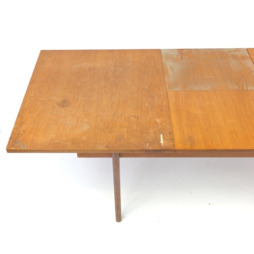 3072 - 1970's Uniflex teak table, two folding artist's easels and a selection of paint used by Alfred Danie... 