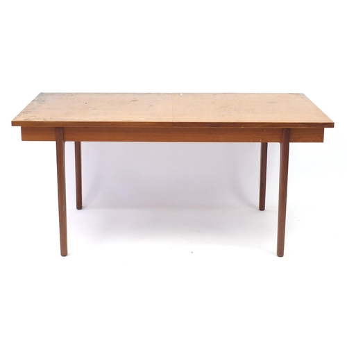 3072 - 1970's Uniflex teak table, two folding artist's easels and a selection of paint used by Alfred Danie... 