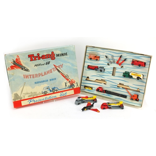 3306 - Tri-ang Minic Interplanetary presentation set with box