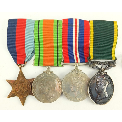 3106 - British military World War II medal group relating to the Bolton family, including a medal group wit... 