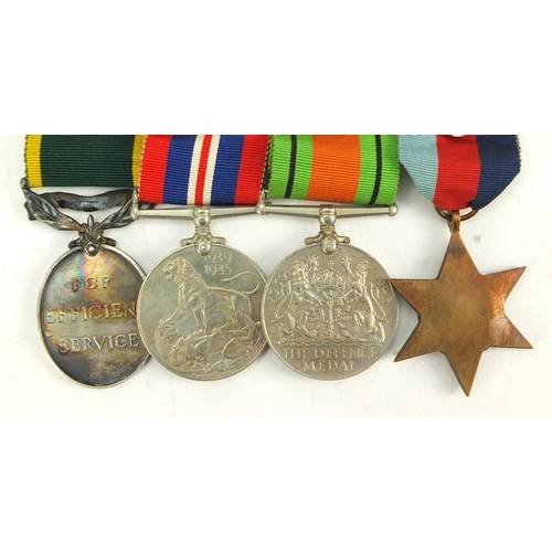 3106 - British military World War II medal group relating to the Bolton family, including a medal group wit... 